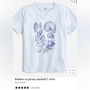 Jcrew seashell broken in T-shirt
